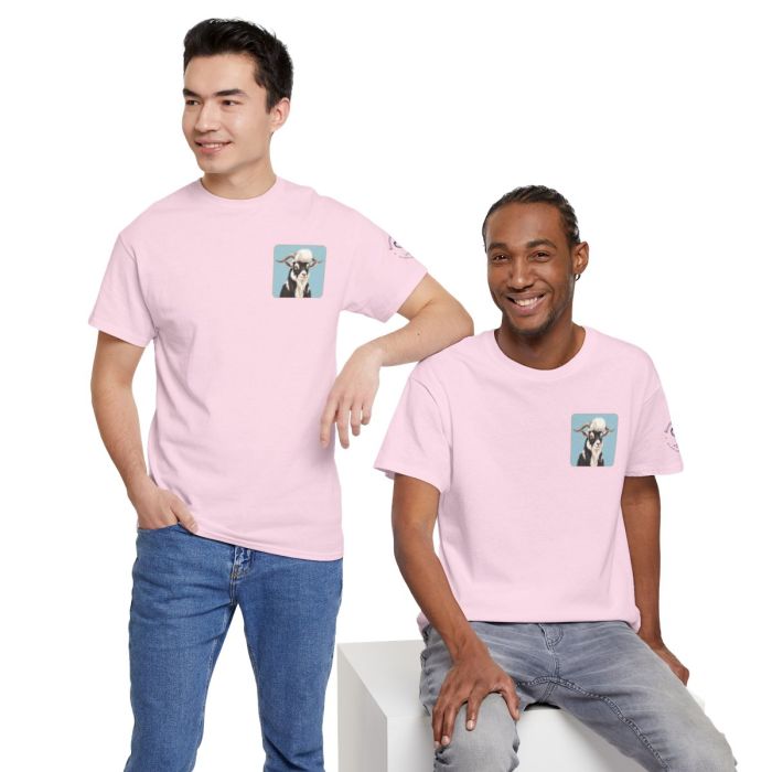 Elvis the Goat Tee | Vintage Portrait, Blue Background