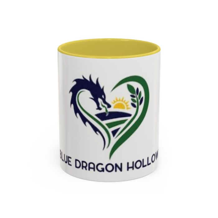 Blue Dragon Hollow Logo Mug | ceramic coffee or tea mug