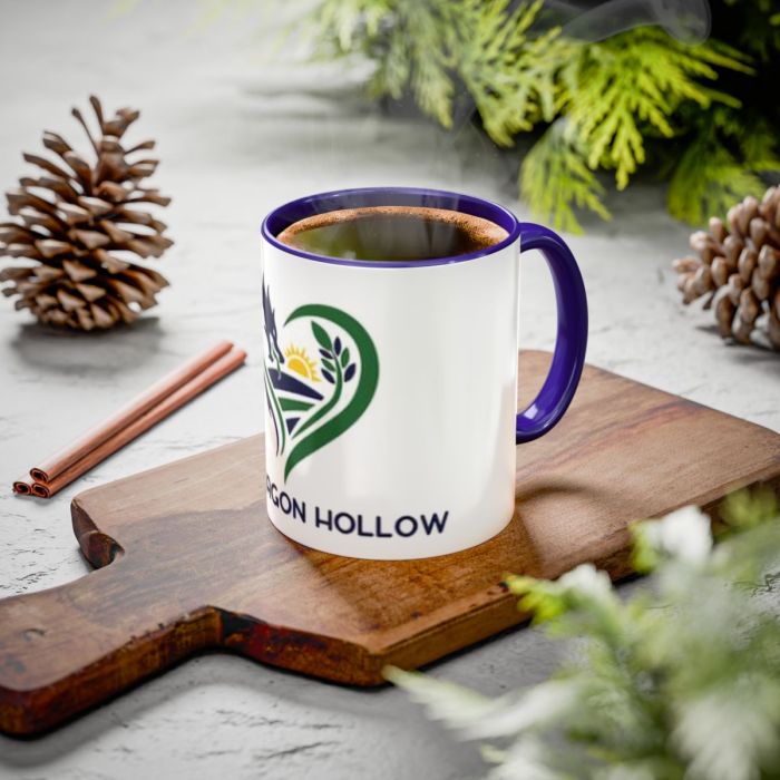 Blue Dragon Hollow Logo Mug | ceramic coffee or tea mug