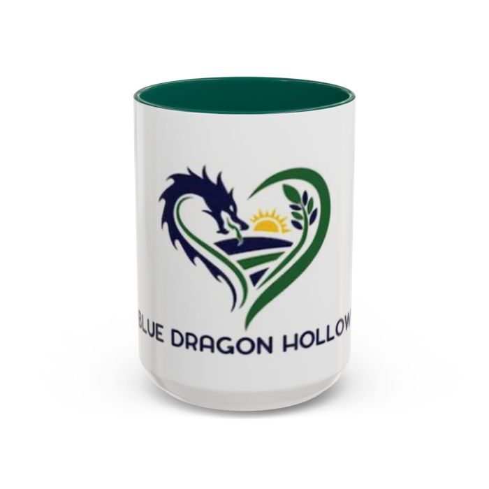 Blue Dragon Hollow Logo Mug | ceramic coffee or tea mug