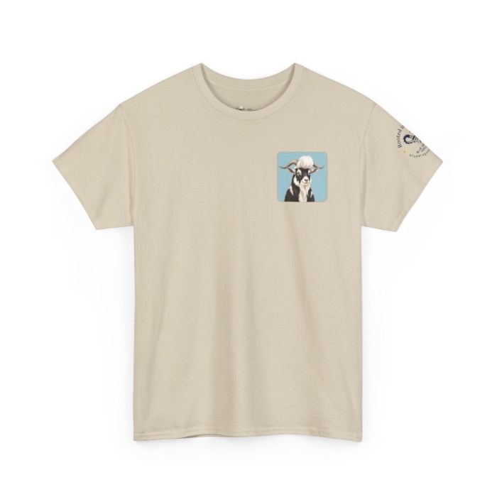 Elvis the Goat Tee | Vintage Portrait, Blue Background