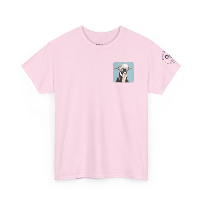 Elvis the Goat Tee | Vintage Portrait, Blue Background