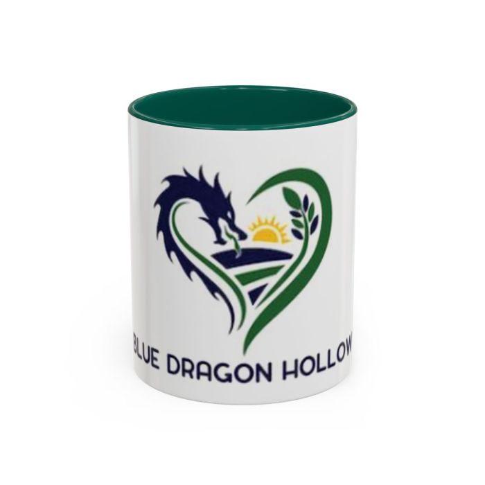Blue Dragon Hollow Logo Mug | ceramic coffee or tea mug