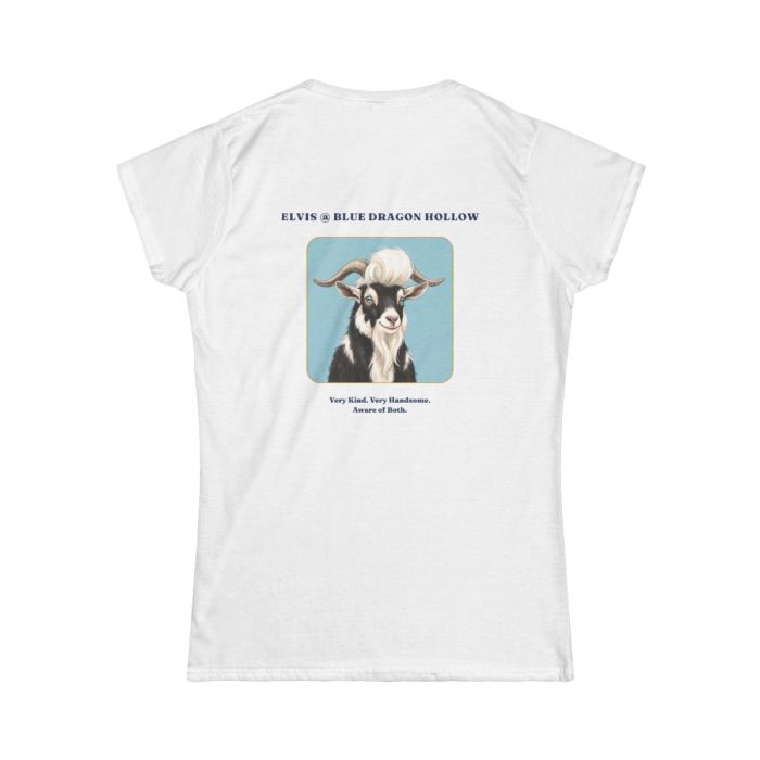 Ladies T-Shirt Featuring Elvis the G.O.A.T.