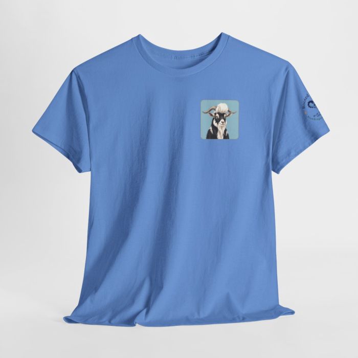Elvis the Goat Tee | Vintage Portrait, Blue Background