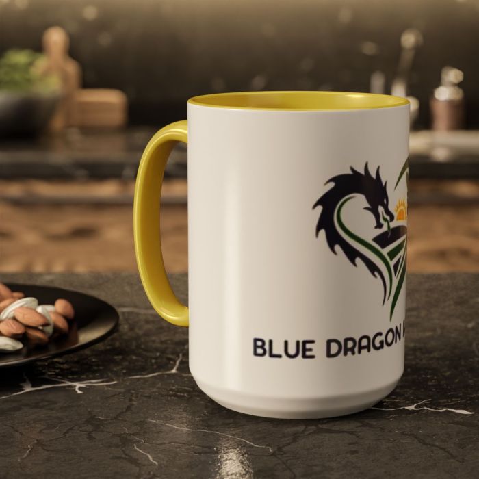 Blue Dragon Hollow Logo Mug | ceramic coffee or tea mug