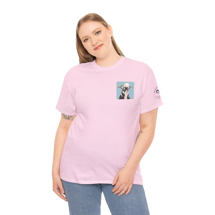 Elvis the Goat Tee | Vintage Portrait, Blue Background