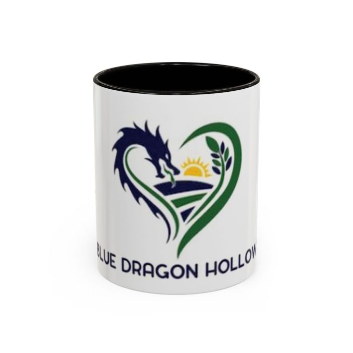 Blue Dragon Hollow Logo Mug | ceramic coffee or tea mug