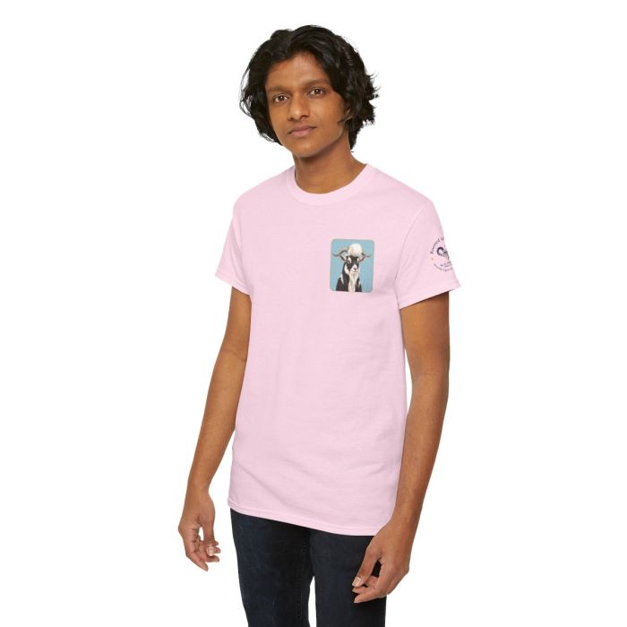 Elvis the Goat Tee | Vintage Portrait, Blue Background