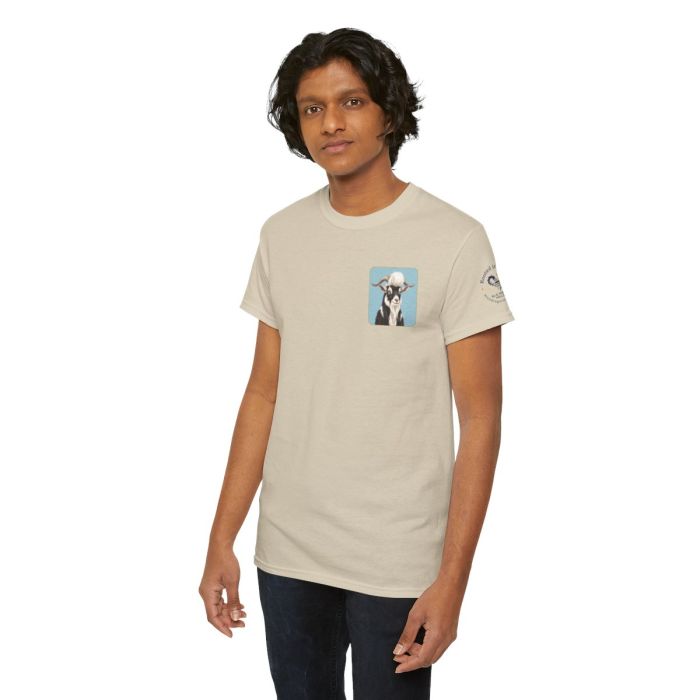 Elvis the Goat Tee | Vintage Portrait, Blue Background