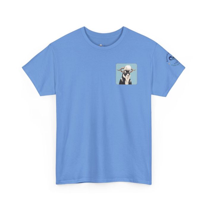Elvis the Goat Tee | Vintage Portrait, Blue Background