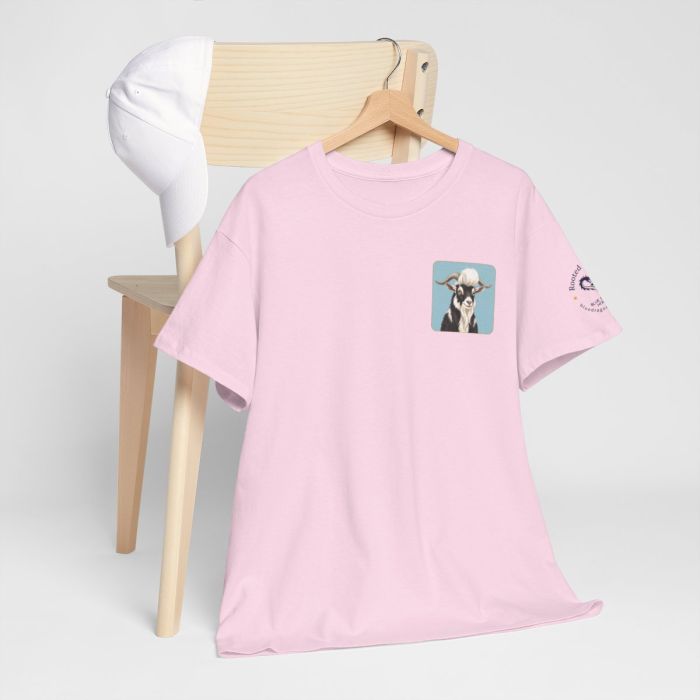 Elvis the Goat Tee | Vintage Portrait, Blue Background