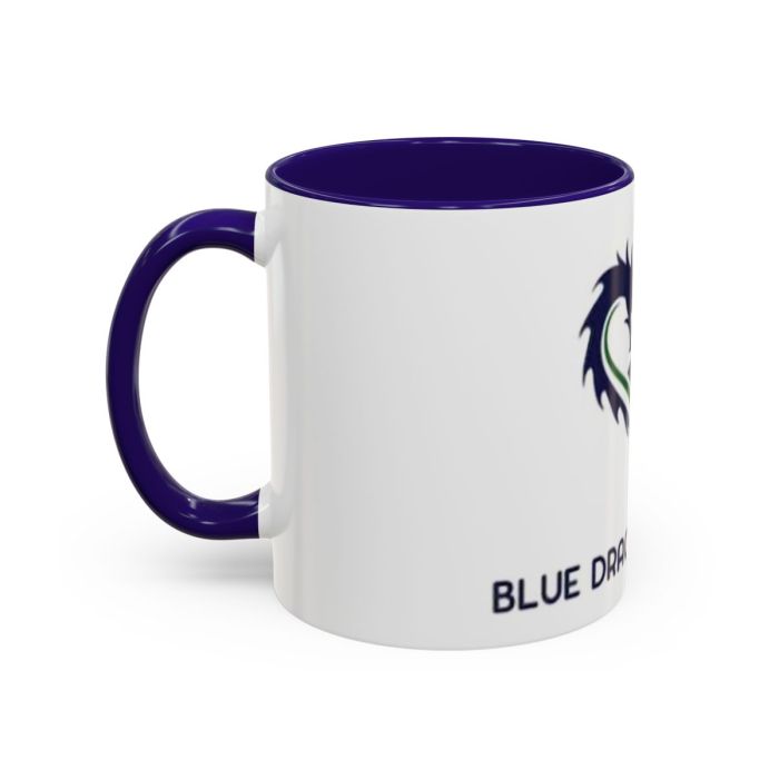 Blue Dragon Hollow Logo Mug | ceramic coffee or tea mug