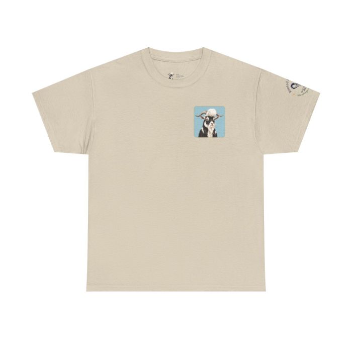 Elvis the Goat Tee | Vintage Portrait, Blue Background