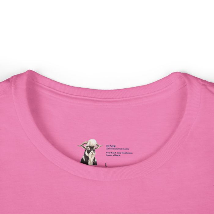 Ladies T-Shirt Featuring Elvis the G.O.A.T.