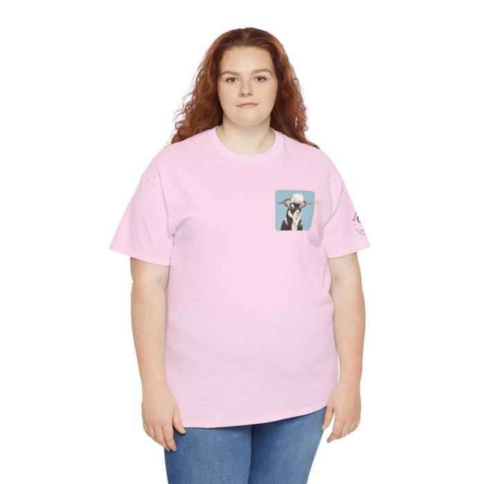 Elvis the Goat Tee | Vintage Portrait, Blue Background