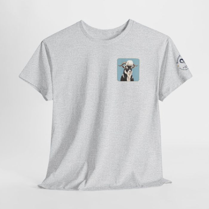 Elvis the Goat Tee | Vintage Portrait, Blue Background