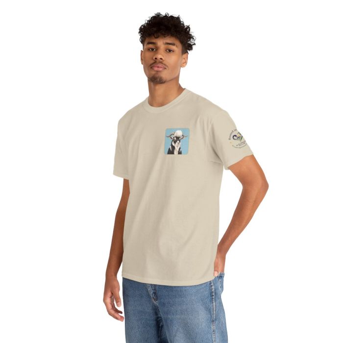 Elvis the Goat Tee | Vintage Portrait, Blue Background
