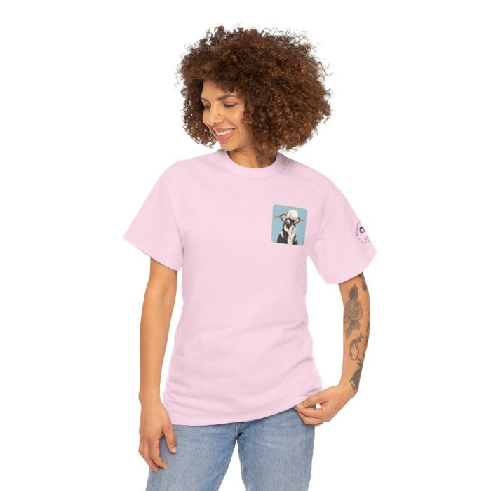 Elvis the Goat Tee | Vintage Portrait, Blue Background