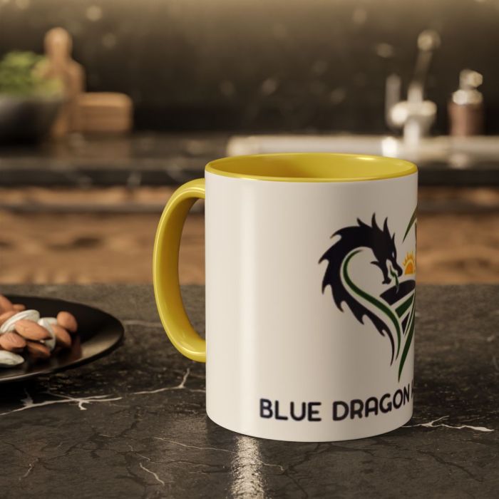 Blue Dragon Hollow Logo Mug | ceramic coffee or tea mug
