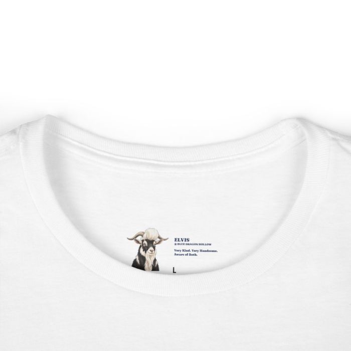 Ladies T-Shirt Featuring Elvis the G.O.A.T.