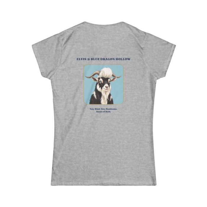 Ladies T-Shirt Featuring Elvis the G.O.A.T.