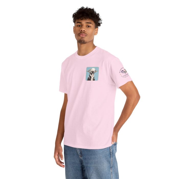 Elvis the Goat Tee | Vintage Portrait, Blue Background