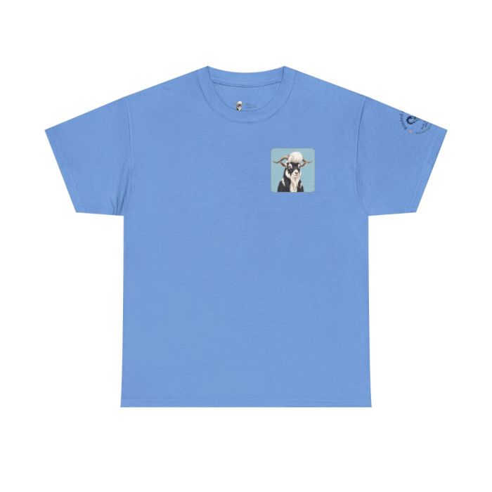 Elvis the Goat Tee | Vintage Portrait, Blue Background