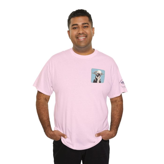 Elvis the Goat Tee | Vintage Portrait, Blue Background