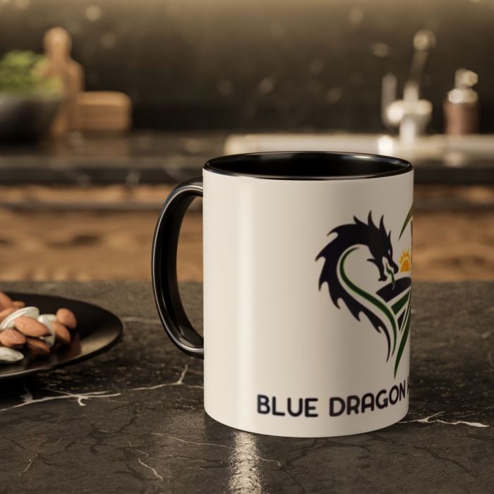 Blue Dragon Hollow Logo Mug | ceramic coffee or tea mug