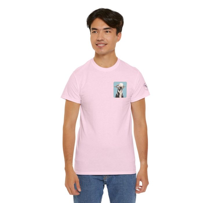Elvis the Goat Tee | Vintage Portrait, Blue Background