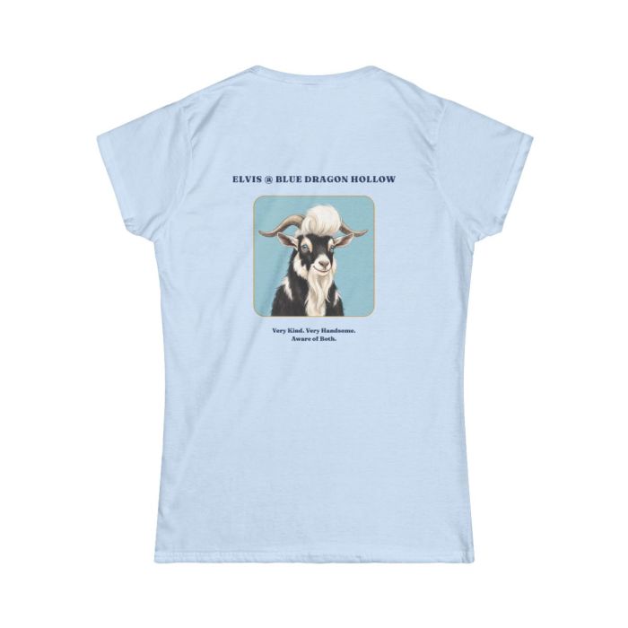 Ladies T-Shirt Featuring Elvis the G.O.A.T.