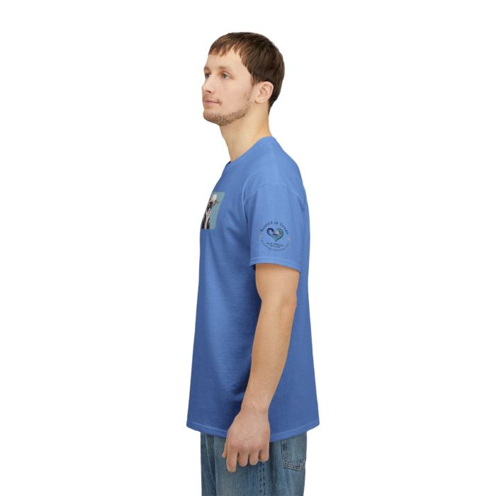 Elvis the Goat Tee | Vintage Portrait, Blue Background