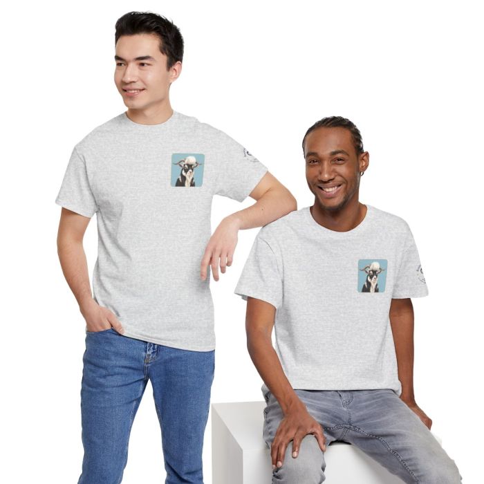 Elvis the Goat Tee | Vintage Portrait, Blue Background
