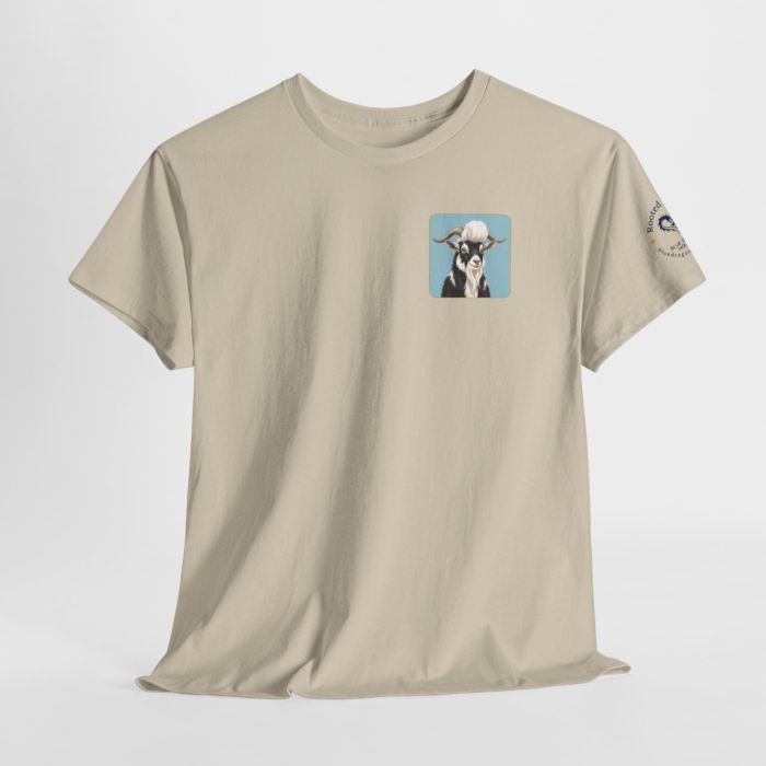 Elvis the Goat Tee | Vintage Portrait, Blue Background