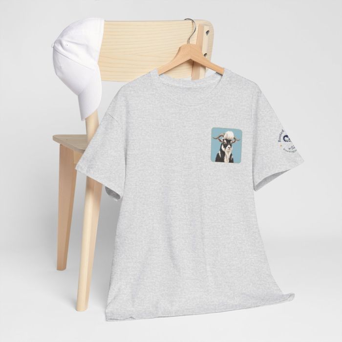 Elvis the Goat Tee | Vintage Portrait, Blue Background