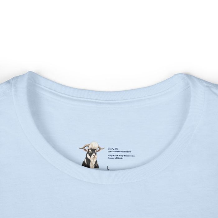 Ladies T-Shirt Featuring Elvis the G.O.A.T.