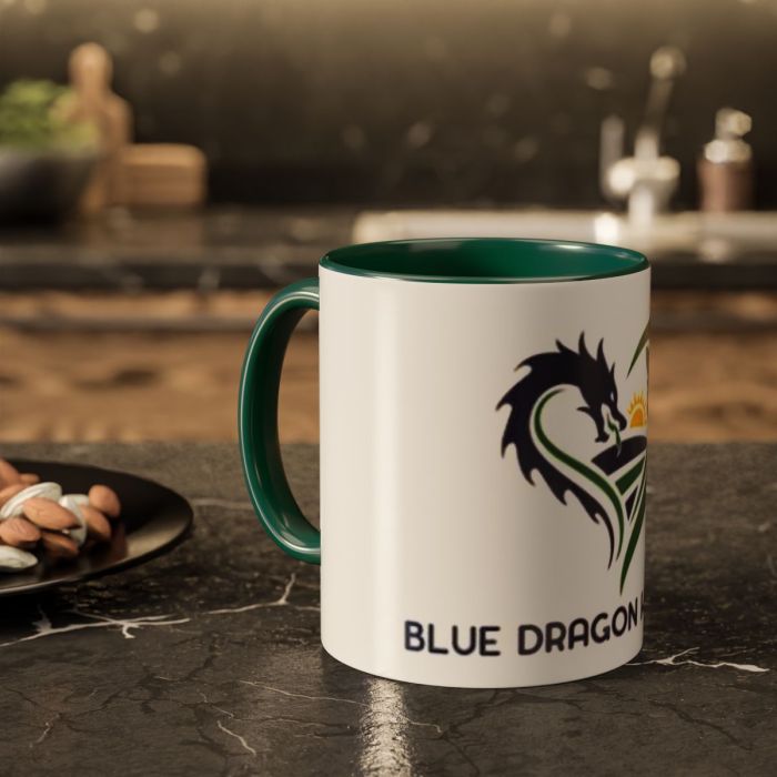 Blue Dragon Hollow Logo Mug | ceramic coffee or tea mug