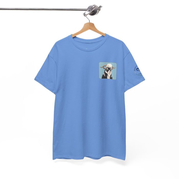 Elvis the Goat Tee | Vintage Portrait, Blue Background