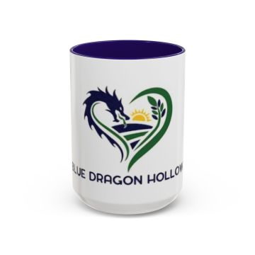 Blue Dragon Hollow Logo Mug | ceramic coffee or tea mug