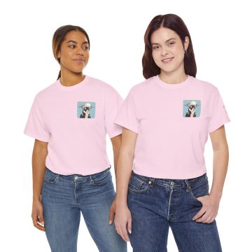Elvis the Goat Tee | Vintage Portrait, Blue Background