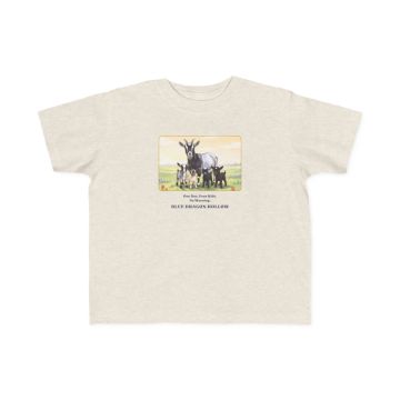Daisy and Her Four Kids Toddler Tee — Storybook Goat Shirt for Toddlers